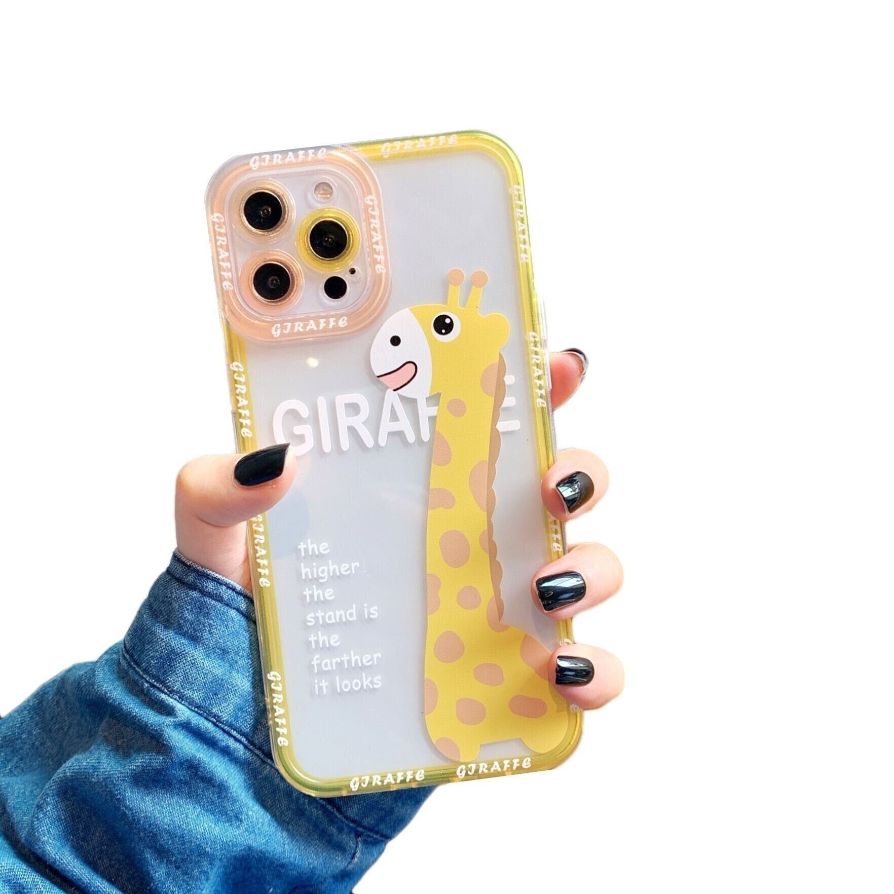 Clear Iphone 13 Pro Max Case 12 11 Colorful Cute Clear Etsy