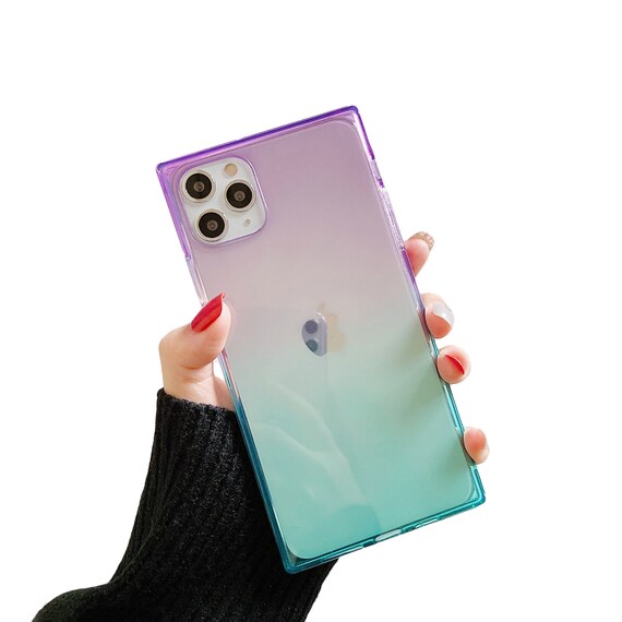 Square Iphone 13 Pro Max Case 12 11 Square Clear Slim Etsy