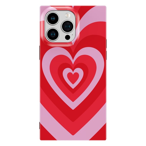 Square iPhone 14 Pro Max Case 13 12 11 Square Latte Love 