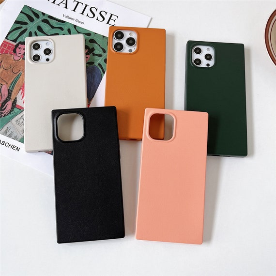 Phone Cases For iPhone 14 Pro Max Square PU Leather iPhone 12 13