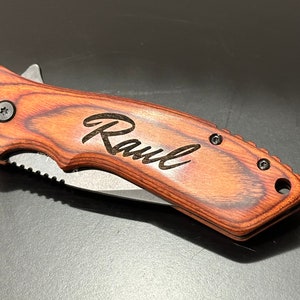 Personalized Pocket Knife Engraved for boyfriend Christmas gifts for men birthday gift him hunting dad farthers day gift