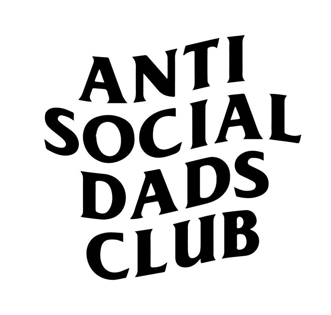 Anti Social Dads Club SVG Fathers Day Instant Digital File - Etsy