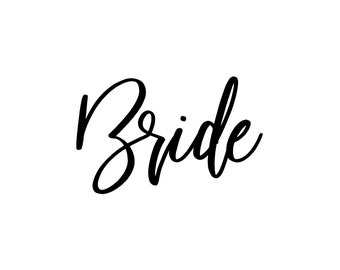 Bride SVG Instant Download Engaged Wife Husband Getting Married Just Married