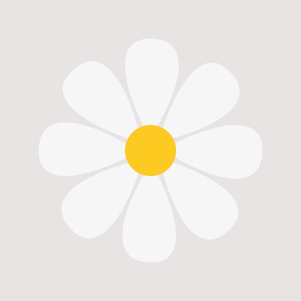 Daisy Flower PNG-bestand Retro Daisy SVG lente