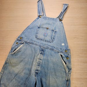 Vintage Pointer Brand Overalls Mens W38 L-M Blue Denim Workwear 38x31.5 READ