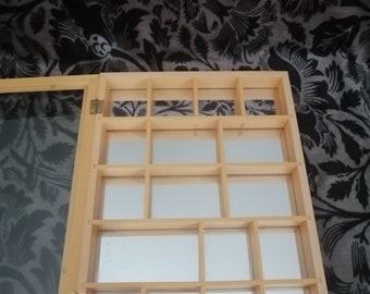 Vitrine bois miniature d'occasion - Collection