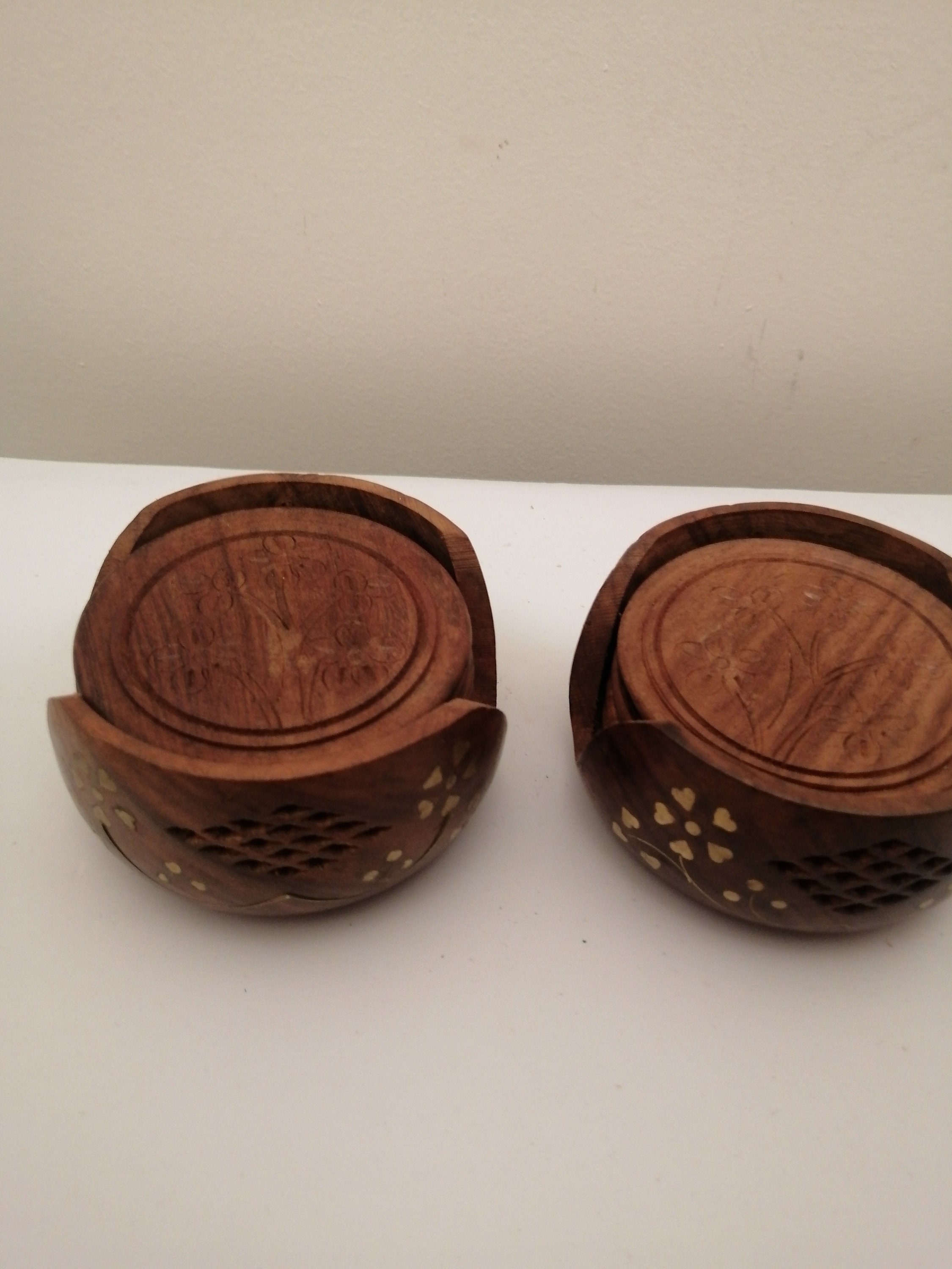 Dessous de verres motif Yin Yang