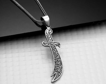 Zulfikar Sword Necklace/ Imam Hz Ali Dulfiqar/ Dulfikar Sword