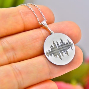 Soundwave necklace for him deals