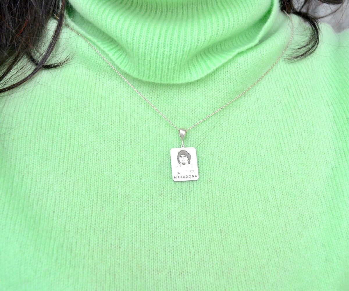 St. Christopher Necklace in Bright Green // Get Back Necklaces