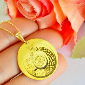 Shahmaran SNAKE WOMAN NECKLACE, Birthday Gift to tale Lover, Sahsu Shah Su Serpent Legend, Blessing House, Shah Maran Serpent Queen Jewelry