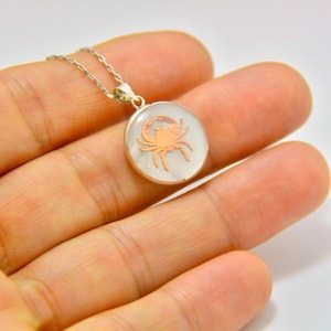 July month ASTROLOGY GEMSTONE Zodiac Necklace, Birthday Gift to Astrology Believer, Sea Shell Mother Of Pearl Zodiac Handmade Horoscope Sign