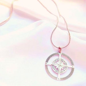North star silver Necklace, Birthday Gift For Him,  Polaris Necklace, Starburst Necklace, Guiding Celestial unisex astrology Zodiac Necklace