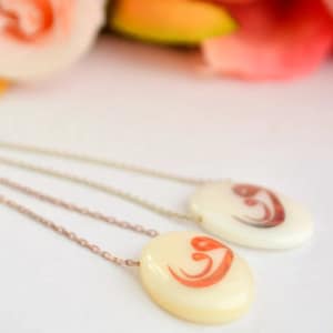 Waw Spiritual Sufism Necklace, Birthday Vaw Letter Gift for Sufi, Gold Arabic Double Wav Calligraphy, Custom Arabic Word, Vav Rumi Jewelry