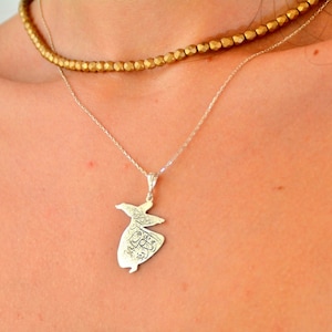Sufi Masnavi Silver Necklace, Birthday Gift for Rumi Poet lover, Jamaluddin Rumi Jewelry, Whirling Dervish Necklace, Mevlana Semazen Darwish