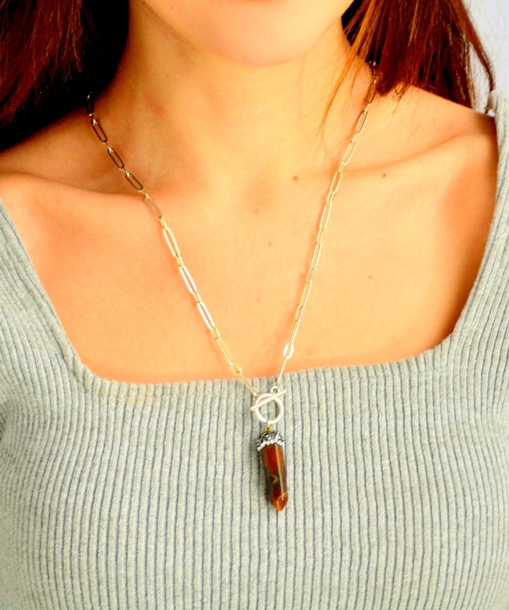Natural Mix agate Hexagonal Point Pendant Chakra Gemstone Jewelry Necklace Beads Natural Mix agate Hexagonal Point Pendant Chakra Gemstone Jewelry Necklace Beads