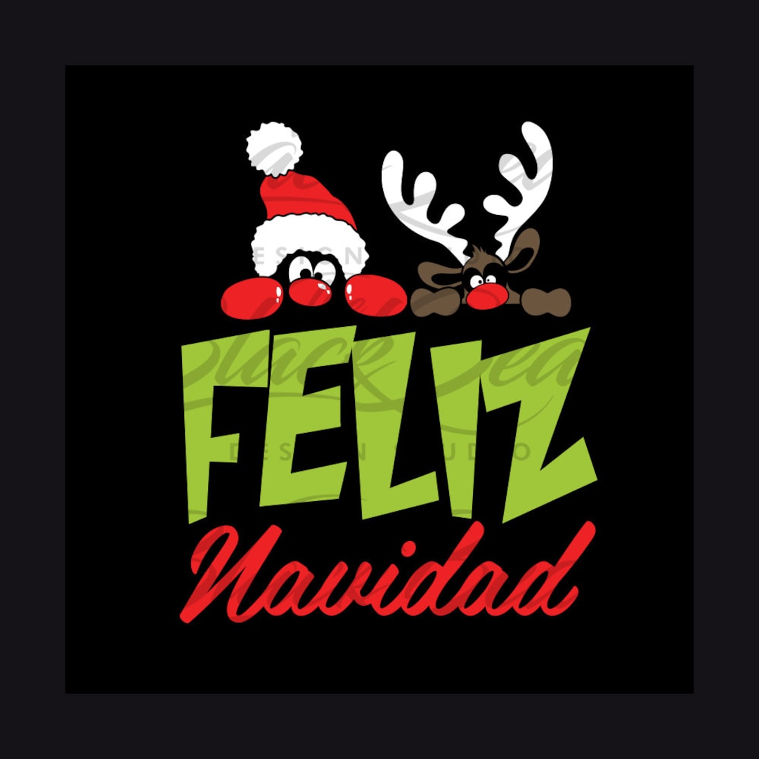 Feliz Navidad PNG / SVG - Etsy