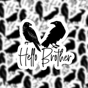 Hello Brother Stickers