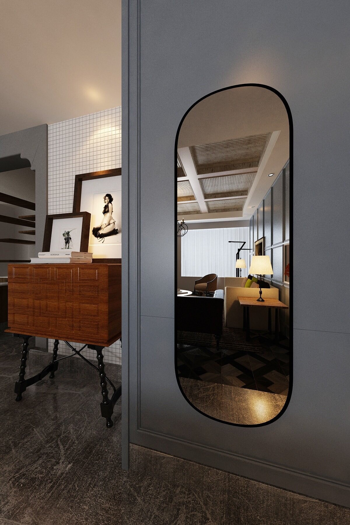 Oval Full Length Mirror Home Decor Mirror Large Floor Etsy