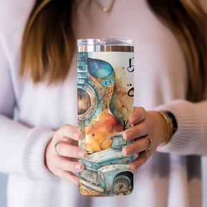 Dirt Roads and Country Music digital download 20 ounce Tumbler Wrap 10 Free