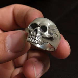 Half Jaw Skull Ring