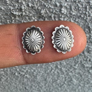 Little Concho Casting 001 (pair). Solderable Adornment