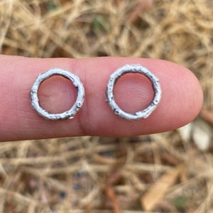 Twig Bail. Sterling Silver