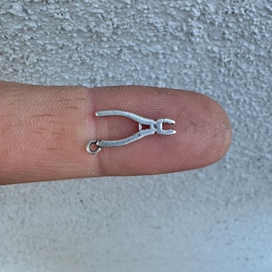 Pliers Charm. Sterling Silver