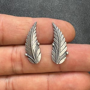 Leaves Casting 001 (pair). Solderable Adornment
