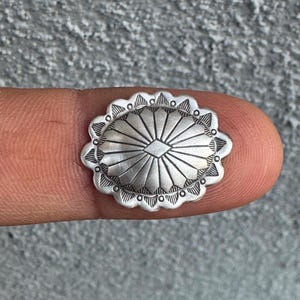 Concho Casting 001. Solderable Adornment