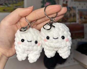 Crochet Tooth Keychain