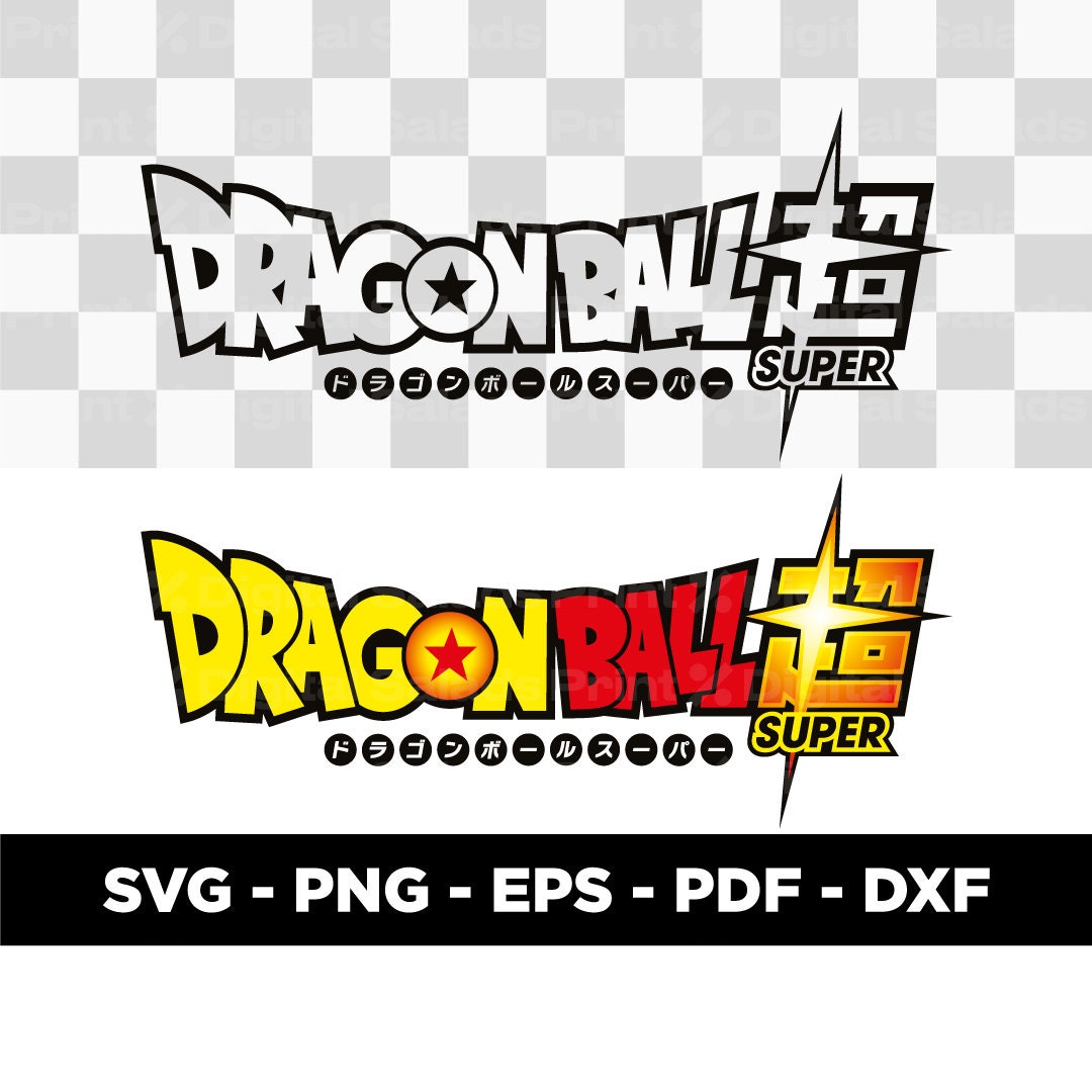 Dragon Ball Super Hero LOGO SVG PNG Clipart Cricut Print Cut Anime Digital  Download Dragon Ball Z Goku Super Saiyan Vector Vegeta Gohan Eps 