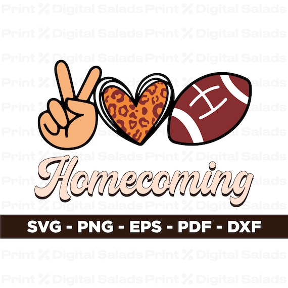 Homecoming SVG / PNG Homecoming Football Hoco SVG Football - Etsy Australia