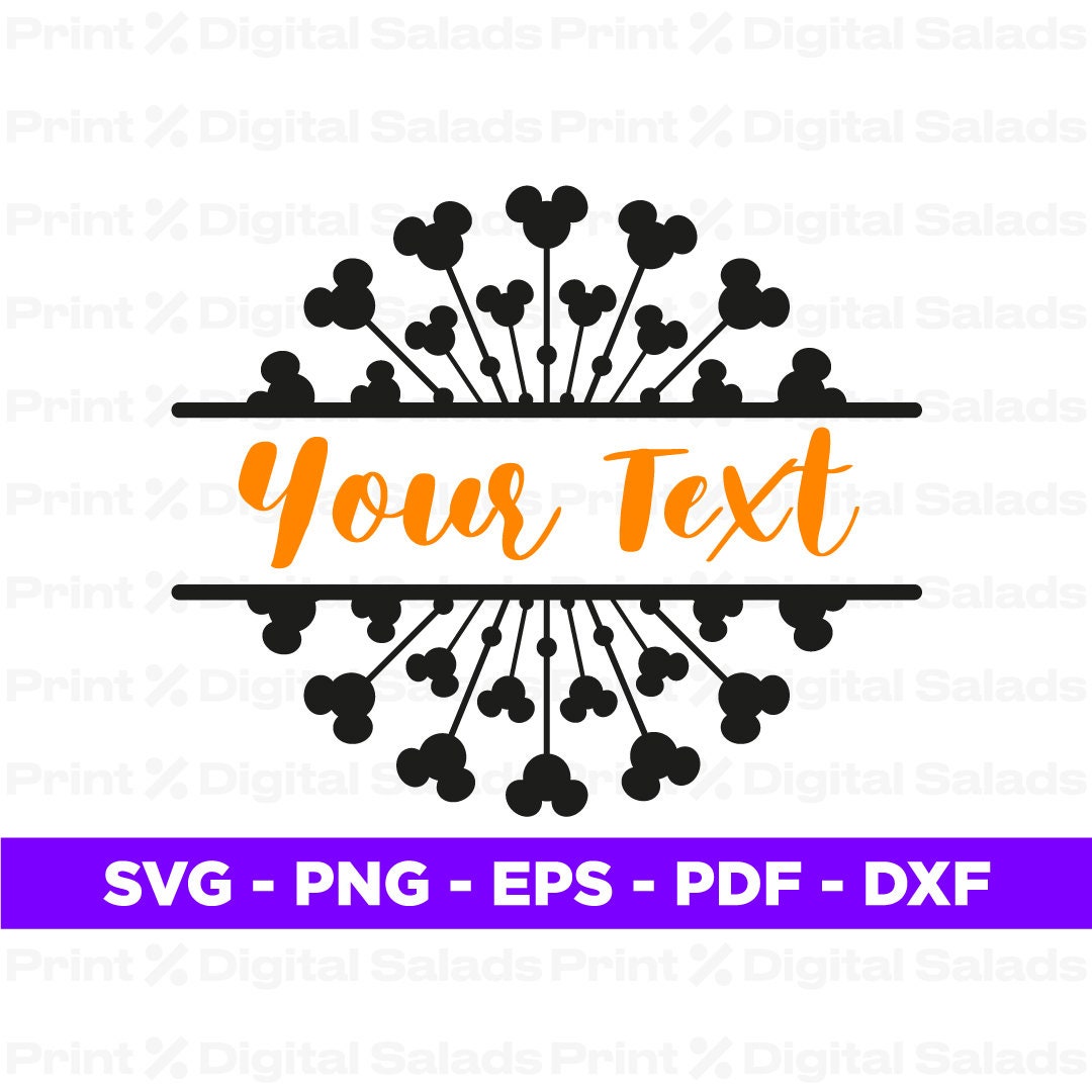 Head Split Monogram Mickey Svg Minnie Mouse Monogram Svg - Etsy