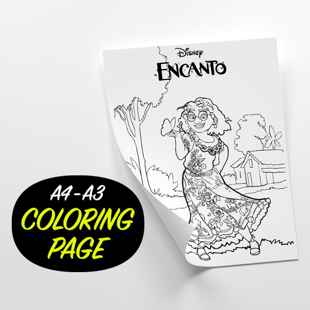 Encanto Personalized Coloring Books Custom Party Favors Thank You Gift  Birthday Printed & Shipped 12 Books 