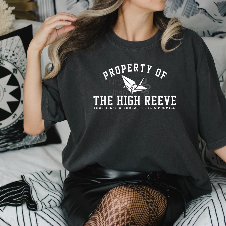 Propriété de la chemise High Reeve Fanfiction sur Dramione Menotté Senlinyu Haut préfet AO3 Fandom Chemise douce Chemise magique image 3