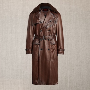  Gabardina para hombre, chaqueta larga de invierno, abrigo de  doble botonadura, abrigo clásico para hombre, abrigo largo, #01-gris oscuro  : Ropa, Zapatos y Joyería
