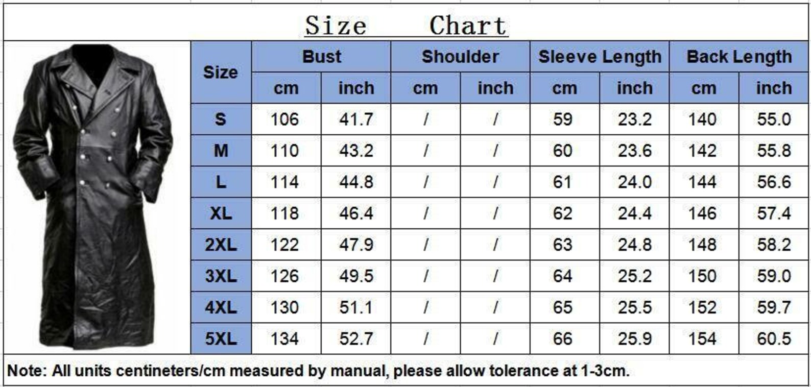 Men Long Trench Coat Brown Leather Fur Collar Vintage Inspired Mens