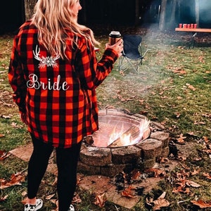 Brautparty Flanell, Braut als Geschenk, Zukünftige Wifey