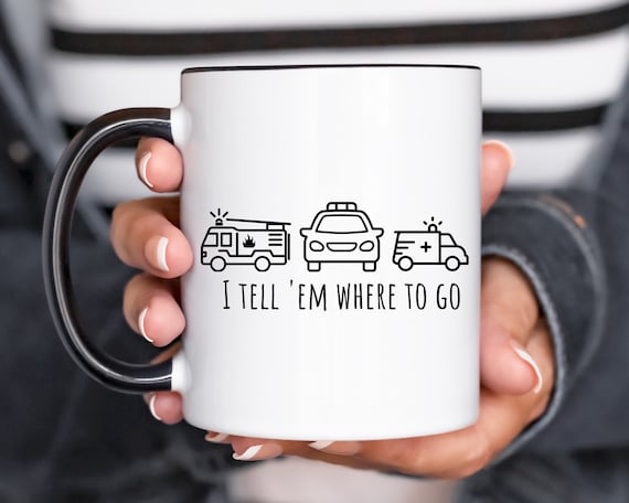Funny Dispatcher Gift, 911 Dispatcher Coffee Mug, 911 Dispatcher, First  Responder Gift, Thin Gold Line, Essential Worker, Hero Gift