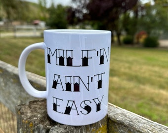 Gift for Mom | Gift for Her | Funny Coffee Mug | Handmade | 15oz Ceramic Mug | Hot Moms Club Cup | Mama Mug | Funny Mugs | Mugs with Quotes