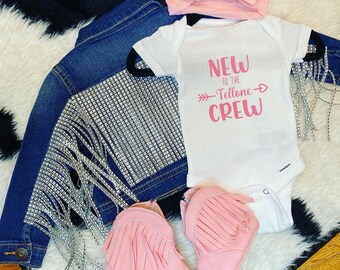 Custom Announcement Baby Onesie, Personalized Bodysuit, Coming Soon Onesie, Pregnancy Announcement, Baby Shower Gift, New To The Family Gift