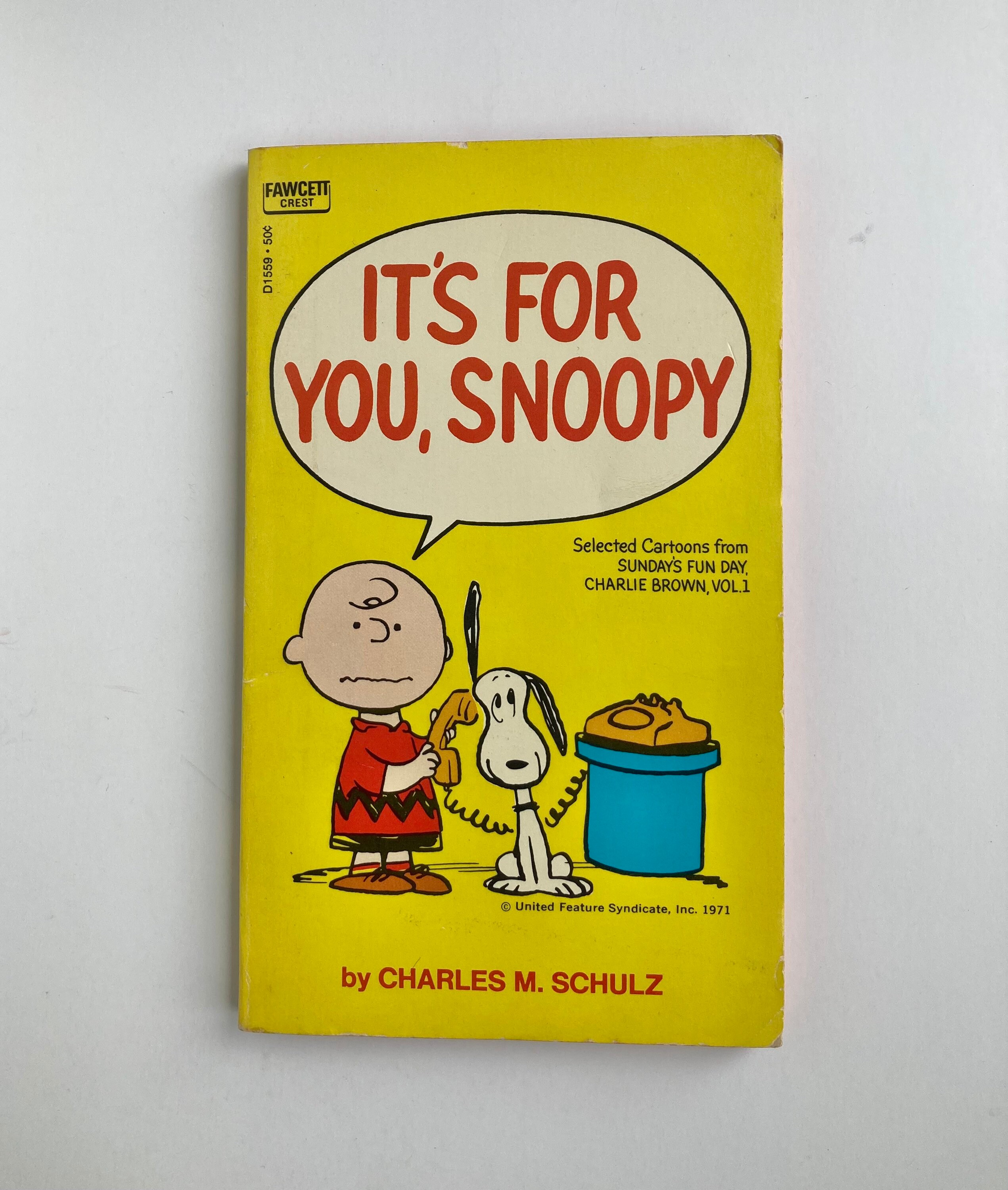 Vintage Its for You Snoopy Peanuts Comic Book Charles Schulz Etsy