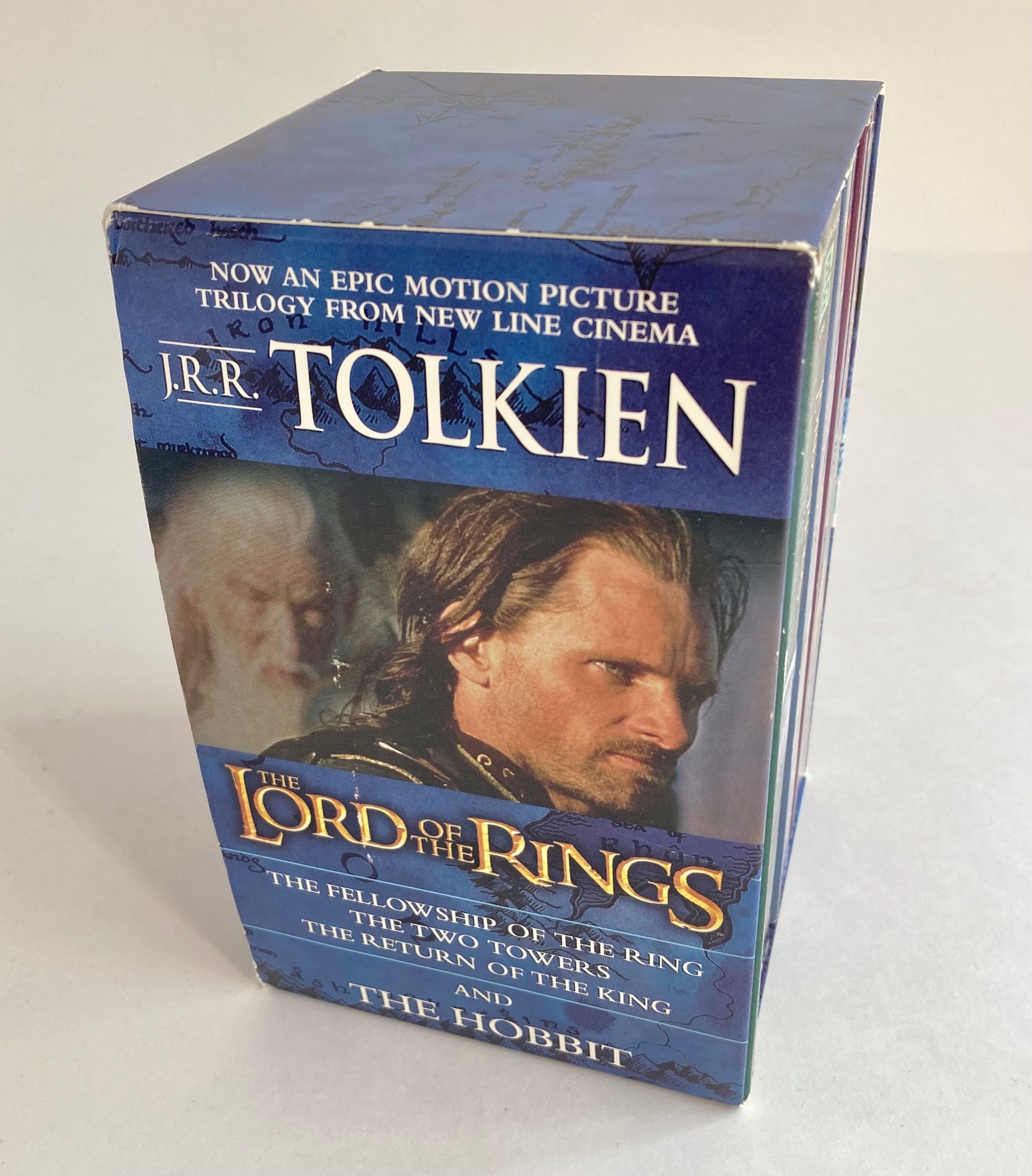 Vintage JRR Tolkien Lord of the Rings the Hobbit 4 Book Boxed Set Del ...