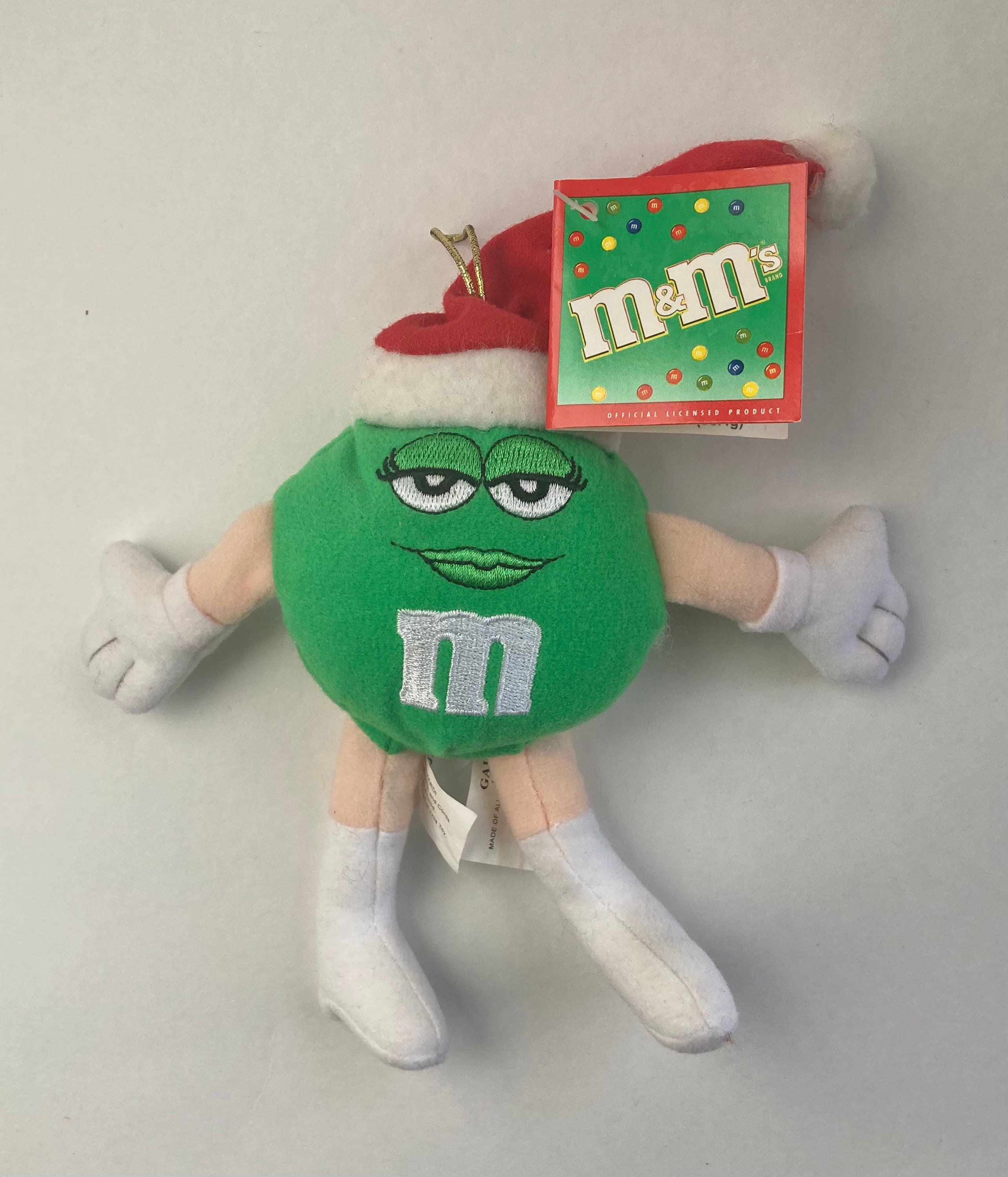 green m&m plush