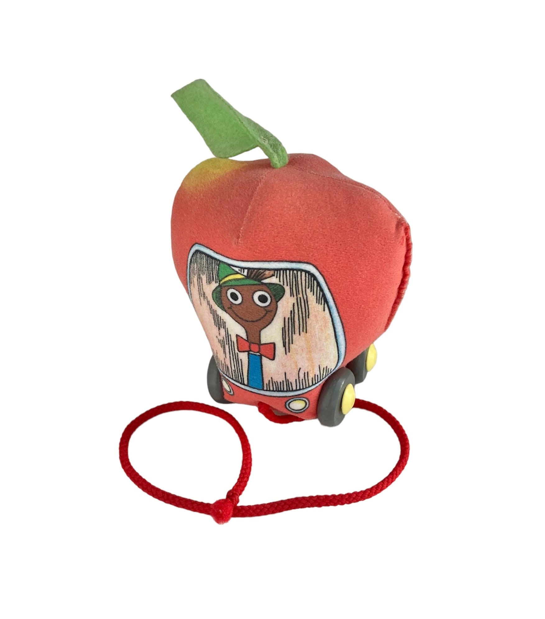 RARE 1992 Vintage Richard Scarry Apple Car Velveteen Plush Toy - Etsy