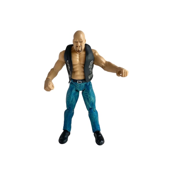 Vintage 1999 WWE Stone Cold Steve Austin Action Figure 1 Survivor Series Jakks