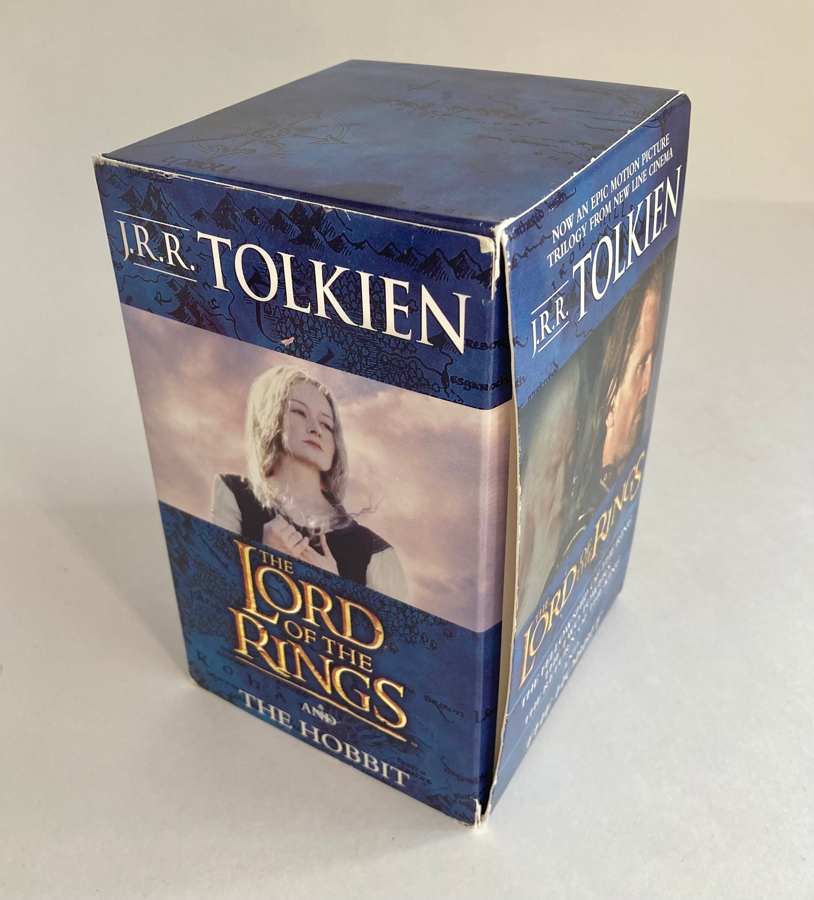 Vintage JRR Tolkien Lord of the Rings the Hobbit 4 Book Boxed Set Del ...
