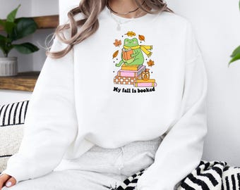 My Fall Is Booked Sweatshirt with Premium DTF Transfer | Cozy Unisex Graphic Pullover