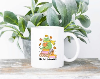 My Fall is Booked Mug | 11oz Ceramic Coffee Cup (Dishwasher Safe)